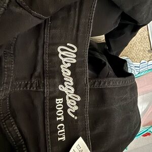 Wrangler Classic Black Boot Cut Denim